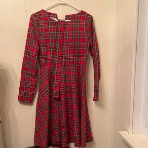Plaid Red Women’s Holiday Dress